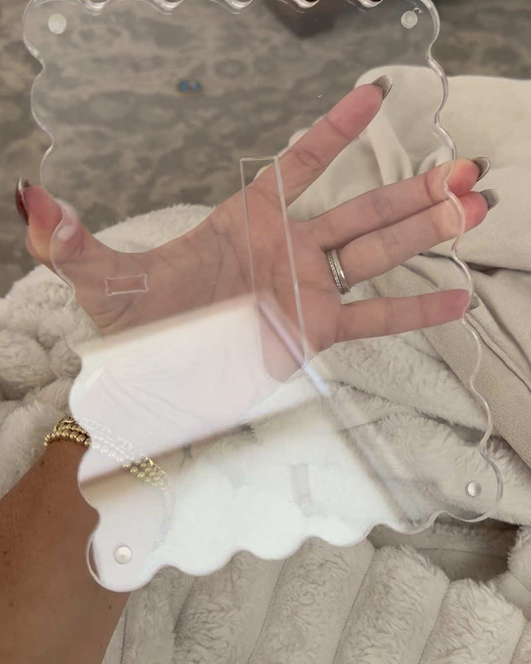 I love these acrylic magnetic frames. They come with a little stand to make them stand vertical or horizontal. 
Home decor. Shelf styling  

#LTKHome #LTKSaleAlert #LTKCon