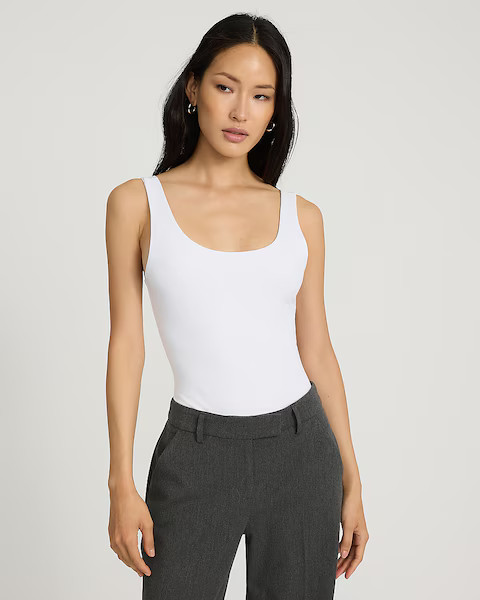 Body Contour High Compression Scoop Neck Bodysuit | Express