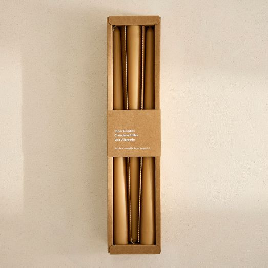 Signature Wax Taper Candles (Set of 6) | West Elm (US)
