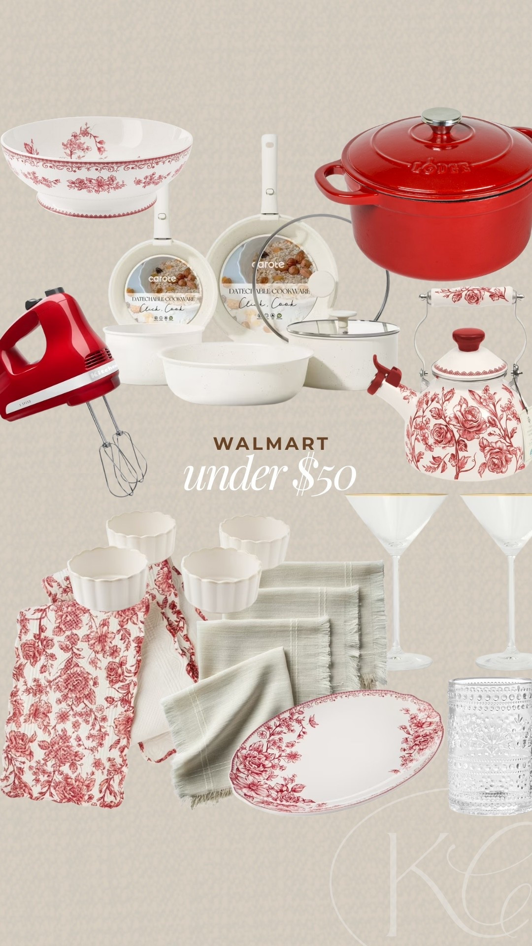 These kitchen finds from Walmart are perfect for last minute Christmas hosting  

#LTKmomlife #LTKfoodie #LTKHome