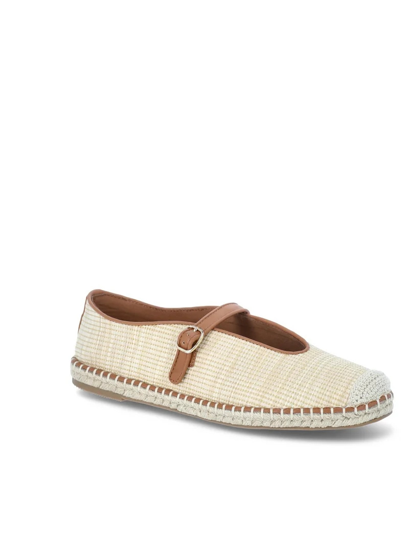 Free Assembly Women's Mary Jane Espadrilles, Sizes 6-11 | Walmart (US)