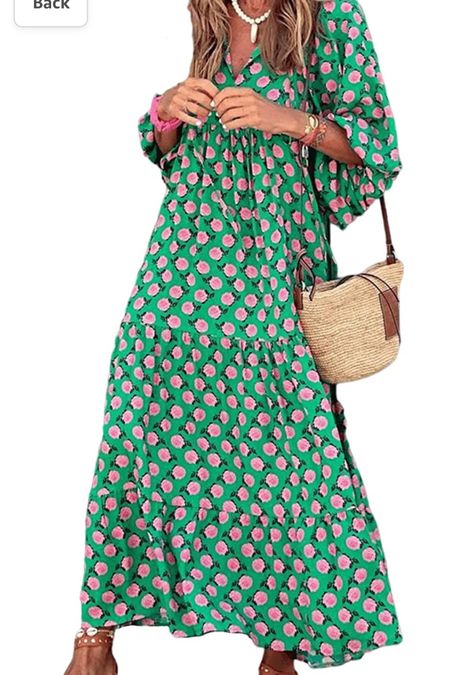 Maxi dress, floral dress, Amazon dress 

#LTKunder50 #LTKunder100 #LTKSeasonal