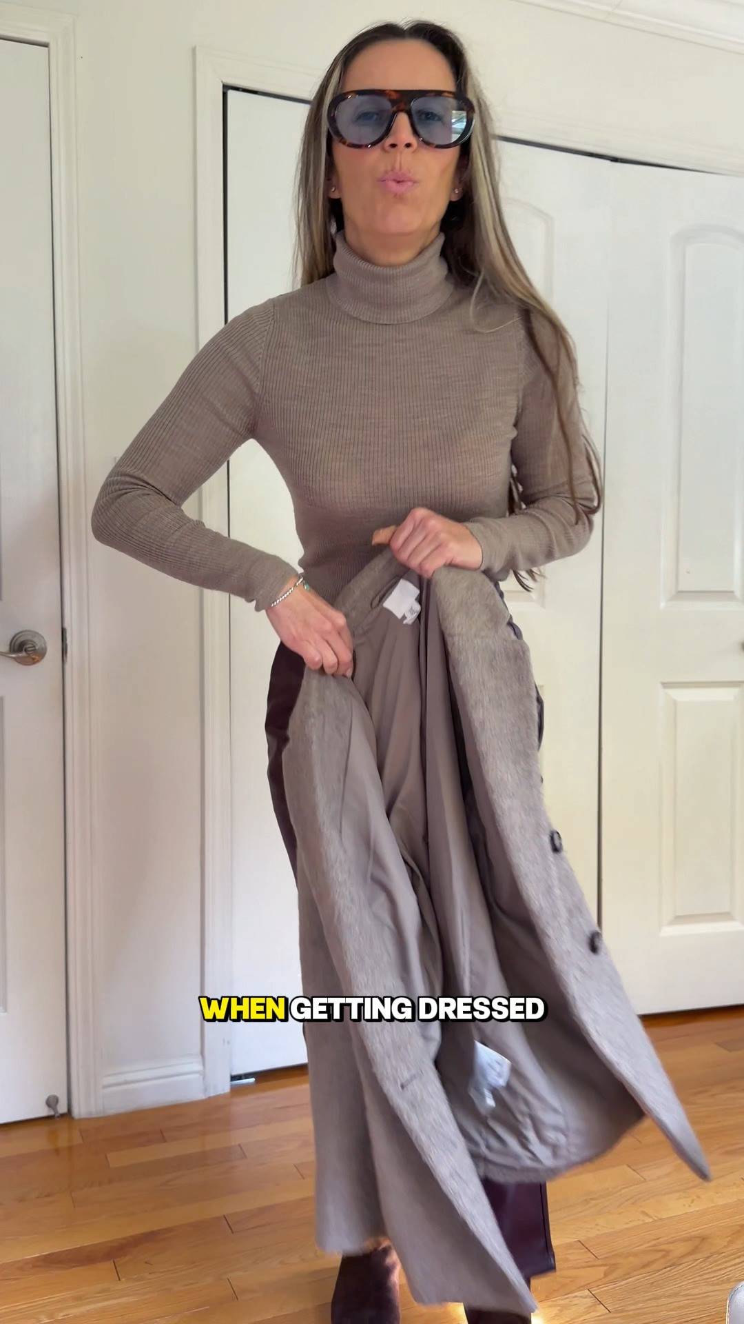 Faux leather burgundy pants sz S
They are ankle legth
I’m 5’5” 122 lbs 
If you're taller they might be too short for you.
I love the qulity, they look just like my Mango black pants (I'm also wearing these in the video)

Brown suede booties are true to size

taupe turtleneck is wool and so good.

 

 

#LTKHoliday #LTKgrwm #LTKWorkwear