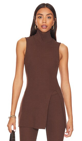 Turtleneck in Espresso | Revolve Clothing (Global)