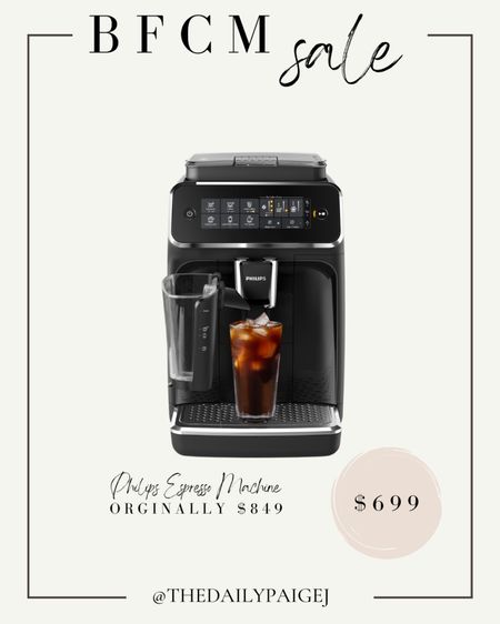 This Philips hot and iced espresso maker is originally $849 is on sale for only $699! 

#LTKHoliday #LTKsalealert #LTKCyberweek