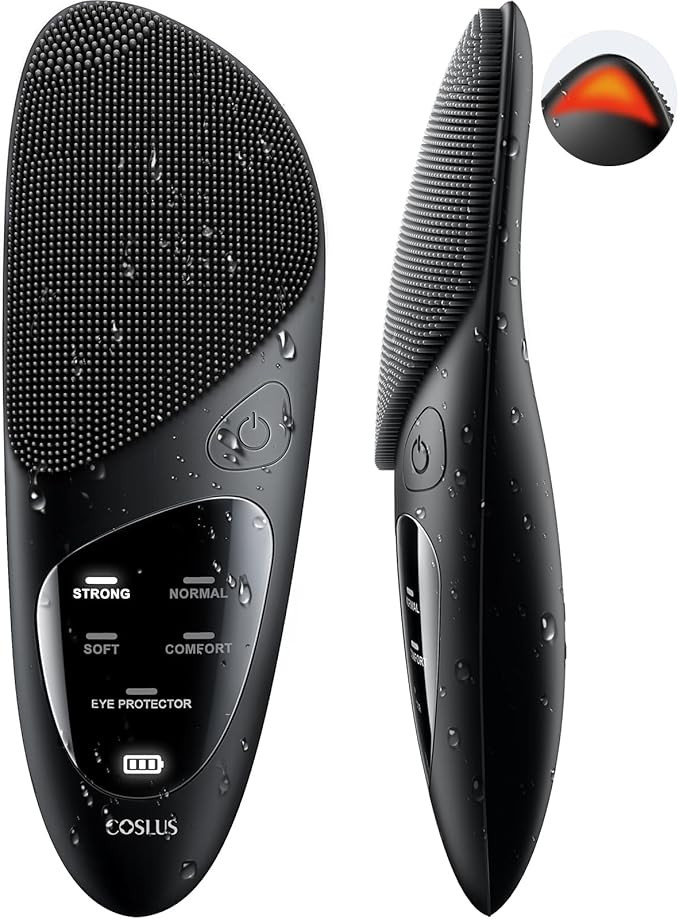 Facial Cleansing Brush Silicone Face Scrubber: IPX7 Waterproof Rechargeable Face Wash Brush, 4 Cl... | Amazon (US)