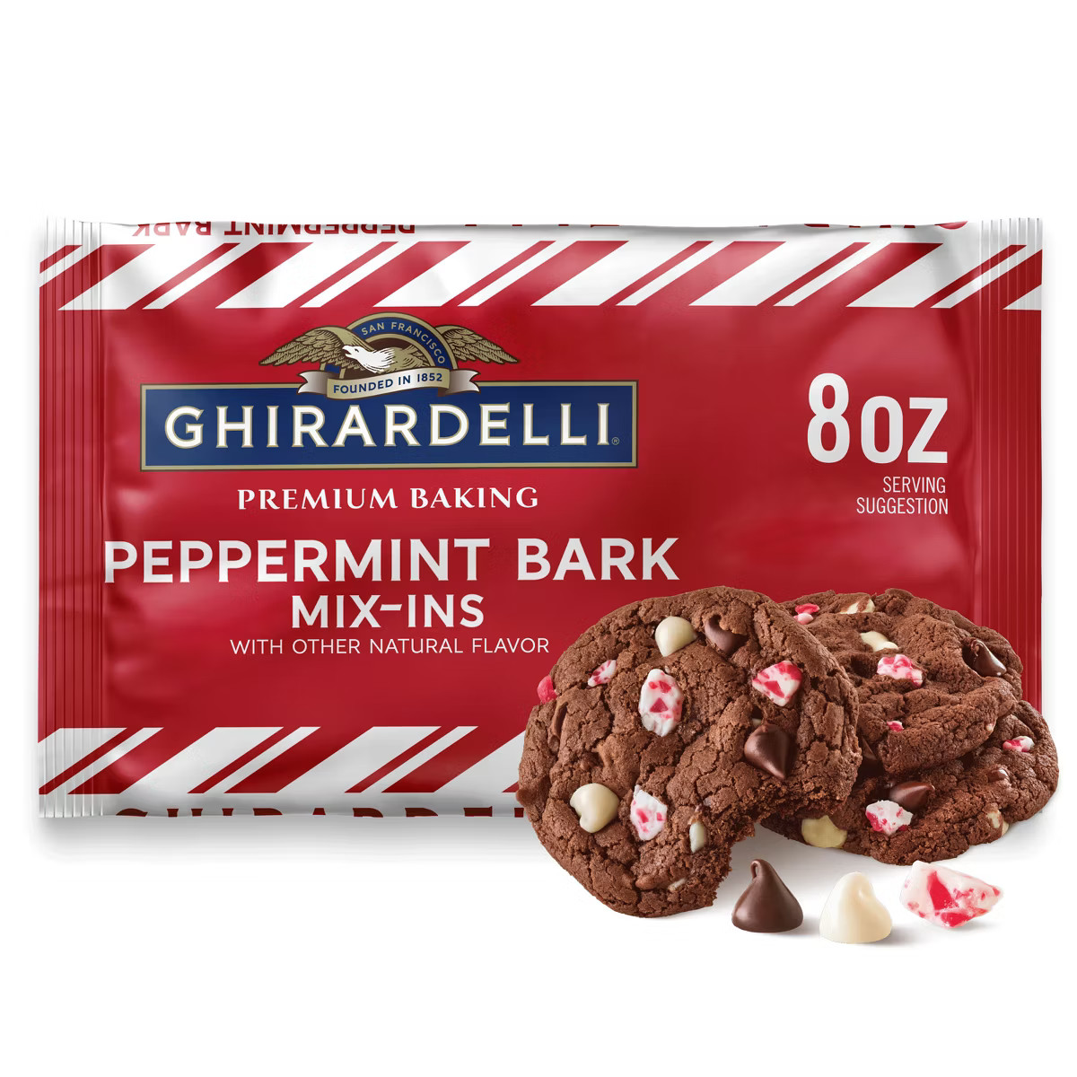 GHIRARDELLI Premium Baking Peppermint Bark Mix-Ins -  8oz | Target
