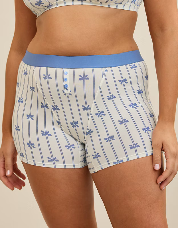 Superchill Cotton High Waisted Boxer Underwear | Aerie