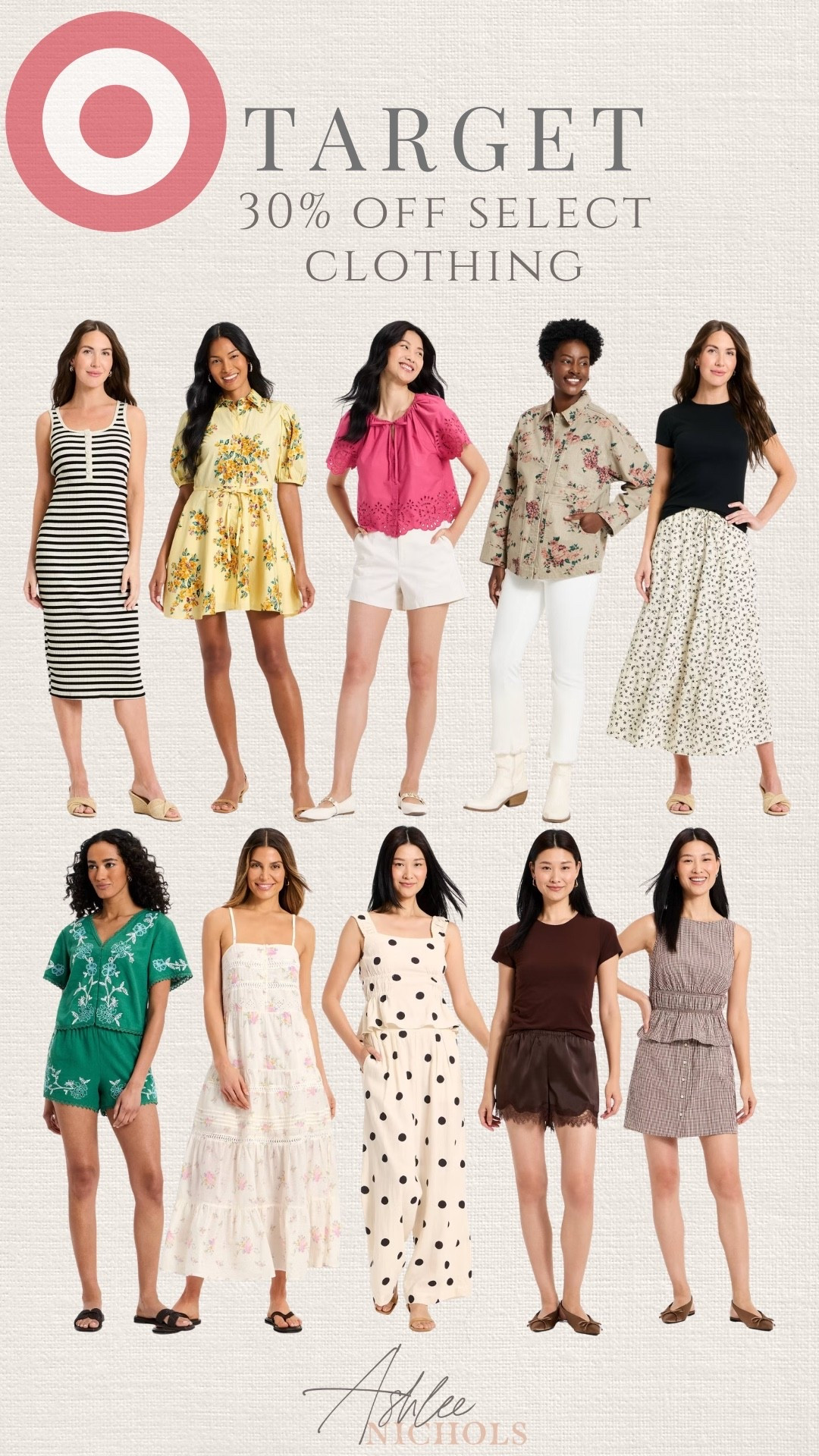 30% off select clothing at Target!

Spring dress, Polka dot pants, matching set, floral jacket

#LTKootd #LTKSaleAlert #LTKSeasonal