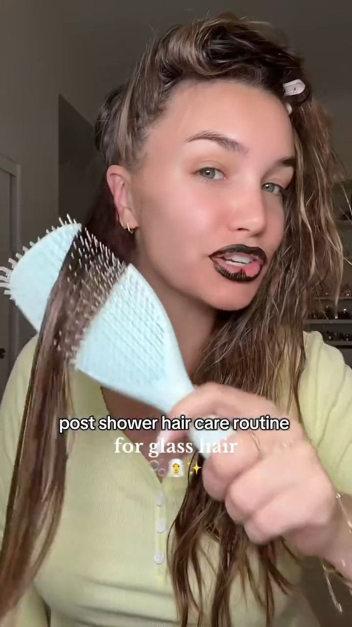 step by step post shower hair care routine 🫧

#LTKBeauty