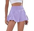 BMJL Womens High Waisted Shorts Athletic Running Shorts Workout Gym Quick Dry Flowy Shorts with P... | Amazon (US)