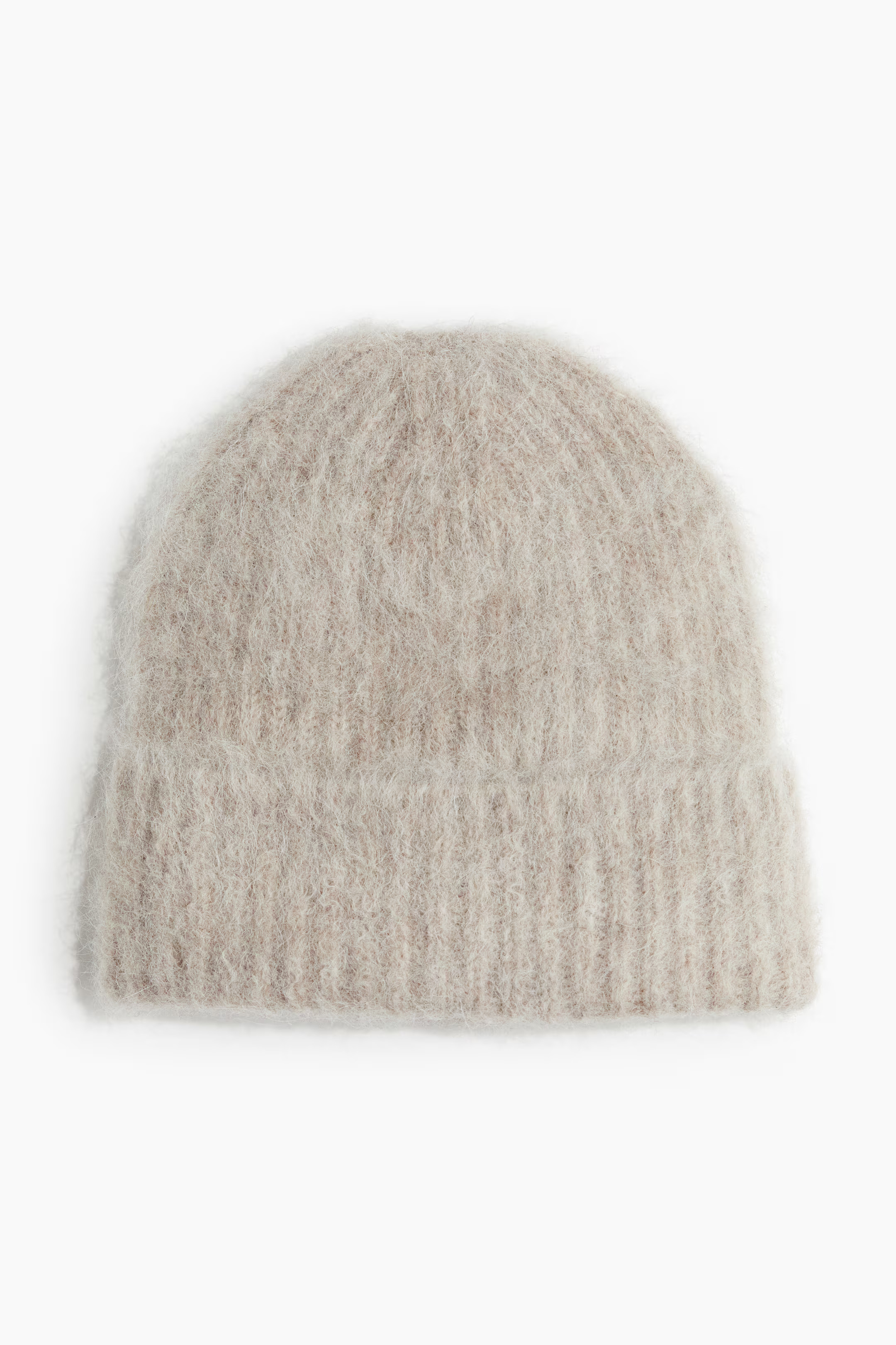 Rib-knit alpaca-blend beanie | H&M (UK, MY, IN, SG, PH, TW, HK)