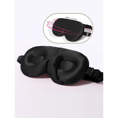 SILKSILKY 22 Momme Mulberry Silk Upgraded 3D Adjustable Eye Mask in Pink at Nordstrom