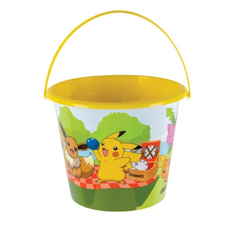 Pokémon Pikachu & Eevee Spring Treat Plastic Bucket | Walmart (US)