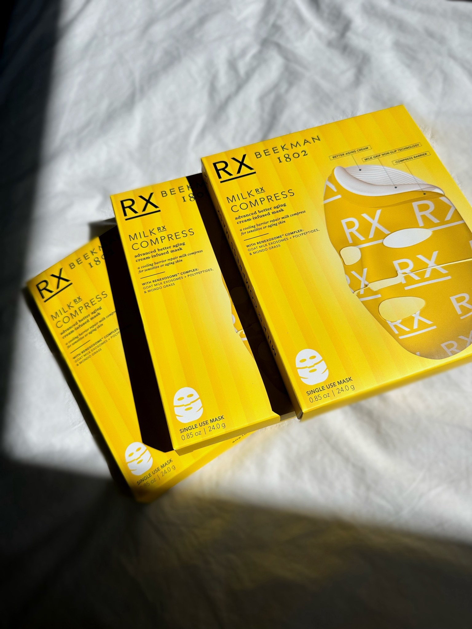 Promotes Youthful Complexion

 Beekman 1802 Milk RX Better Aging Compress Mask Trio

Clean Beauty a 360 aging treatment 

#LTKselfcare #LTKBeauty #LTKOver40