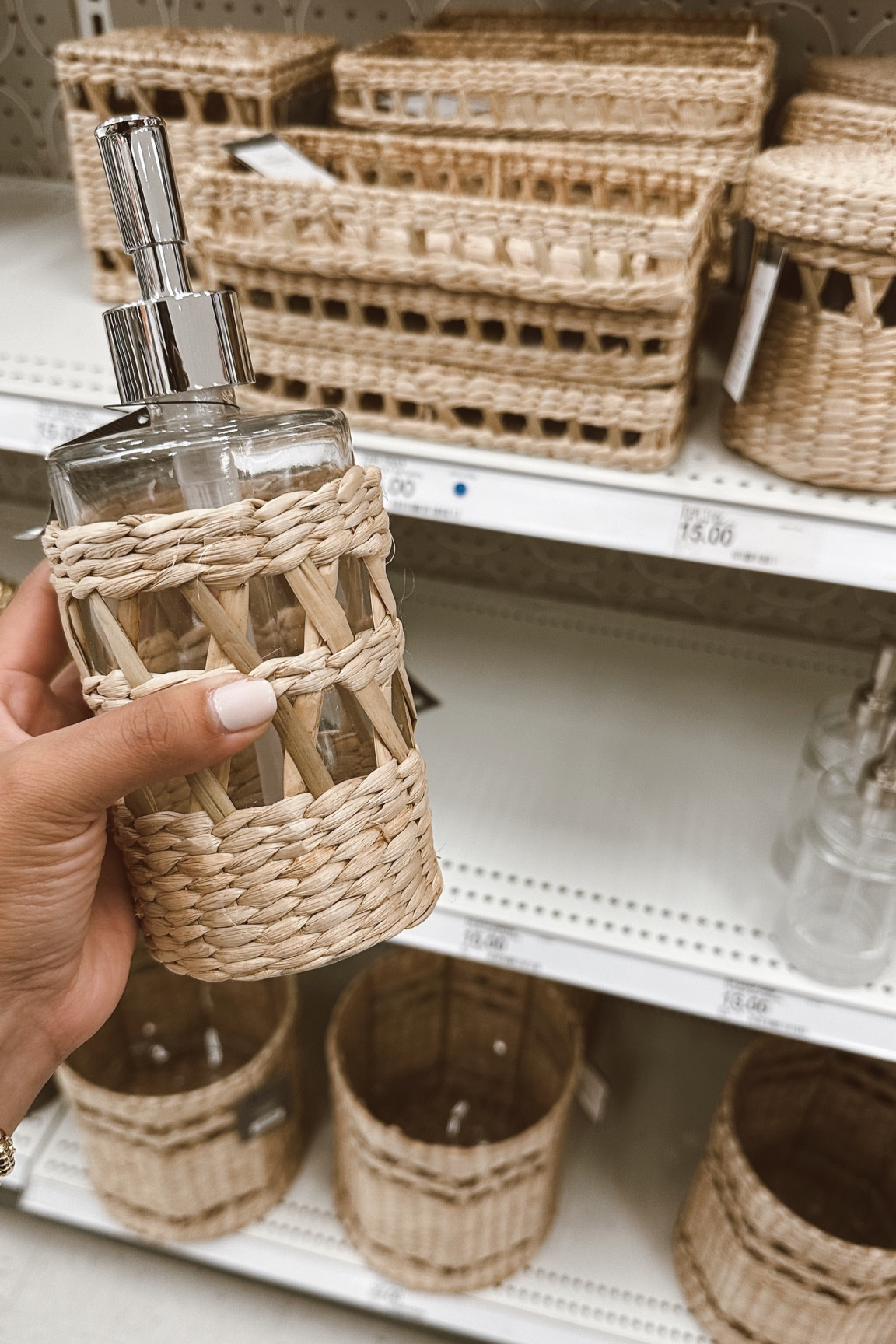 Rattan bathroom accessories #bathroom #bathroomdecor #target #targethome #targetfinds #kidsbathroom #poolbathroom 

#LTKsalealert #LTKhome #LTKunder50