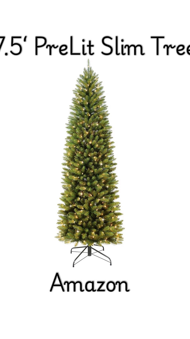 Okay you guys… this is your sign to grab this Christmas tree ASAP 🎄✨ I found this 7.5 ft slim pre-lit tree on Amazon for such a steal and I honestly can’t believe the quality for the price. It arrived next-day, was so easy to put together, and the branches feel so high-end — no shedding, super full, and perfectly lit.

If you have a smaller space or need something for a corner with furniture, this tree is a total game-changer. I had a bulky one last year and it made my son’s playroom feel cramped, but this slim version fits like a dream.

I’m obsessed and already planning to order a few more for around the house — seriously, don’t wait on this one! 🎅🏼💫

#AmazonHome #HolidayDecor #ChristmasTreeFinds #MustHave

#LTKHome #LTKSeasonal #LTKHoliday