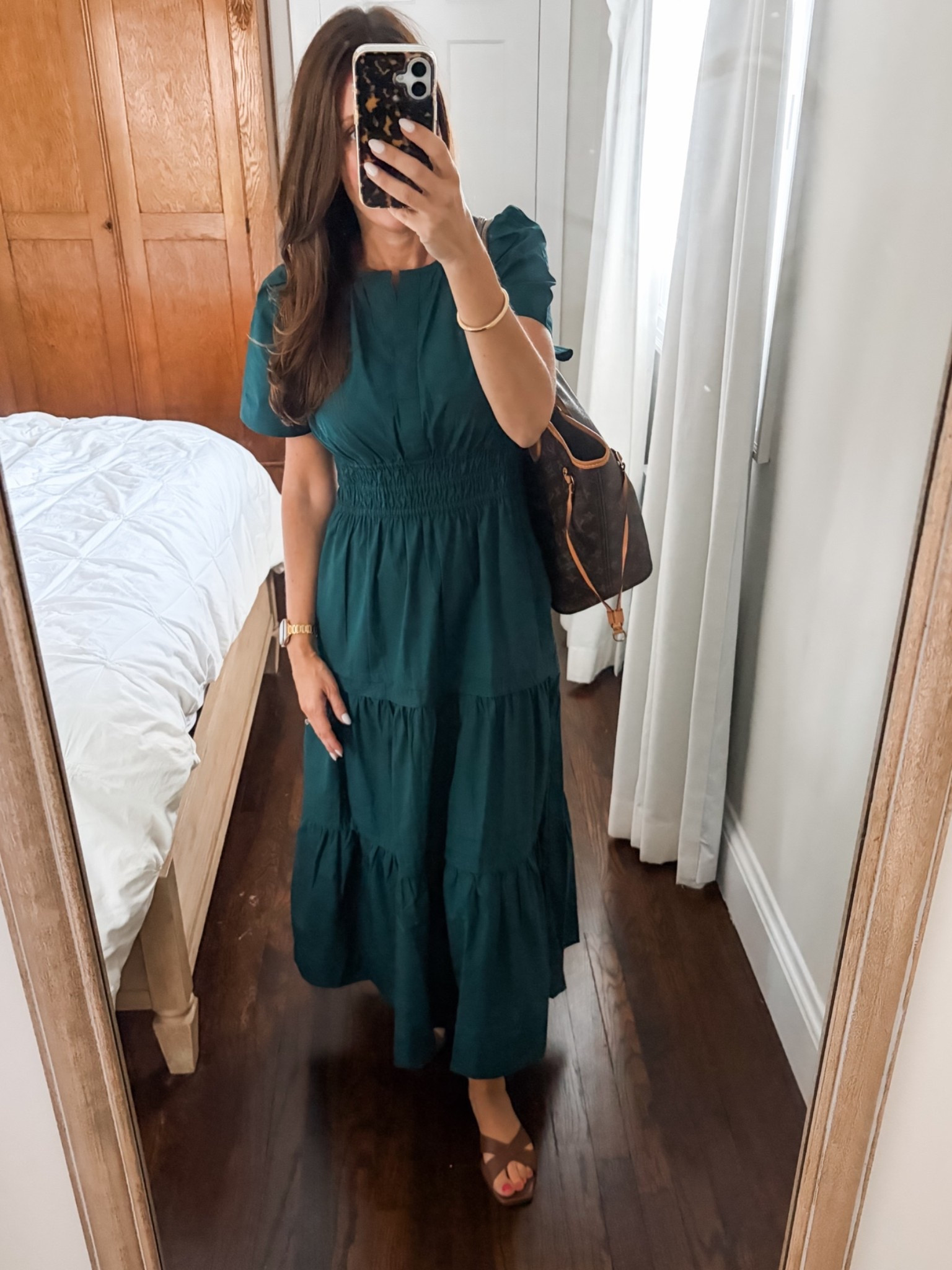 This dress is giving Anthropologie vibes minus the price.  It comes in petite, too!   I am wearing an xs petite and I think it runs a little big but still looks cute. Perfect teacher dress!

#LTKOver40 #LTKPetite #LTKWorkwear