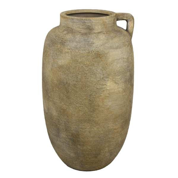 Brown Stoneware Vase, 12.3", sold by At Home | At Home