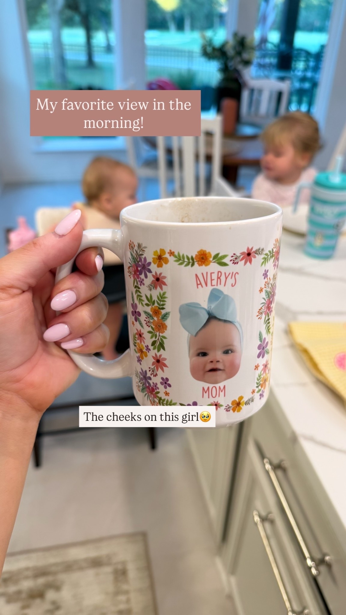 My favorite view in the morning! The cheeks on this girl🥹 @typeleaguepress