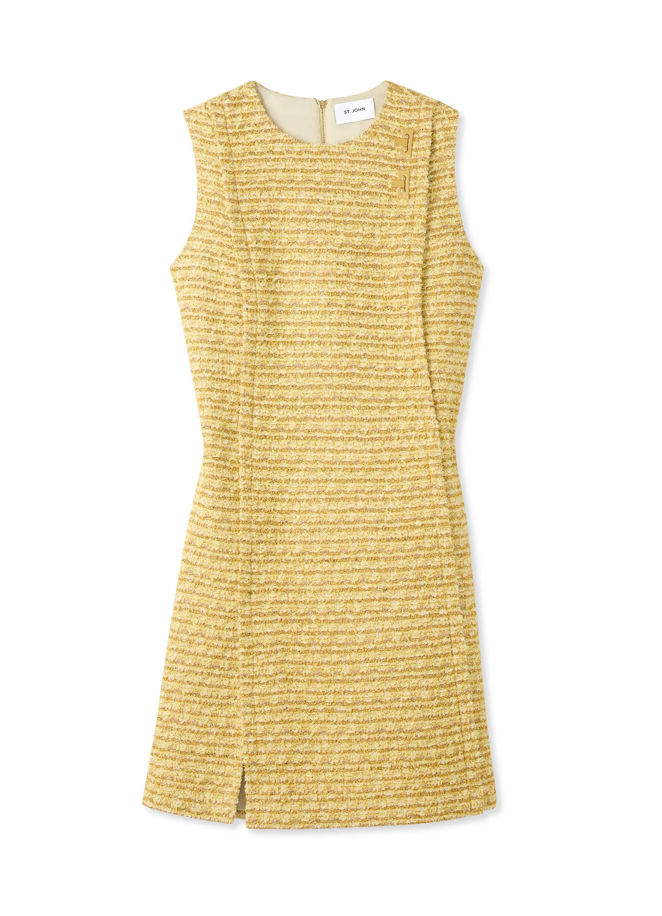 Iconic Textured Tweed Dress | St. John Knits