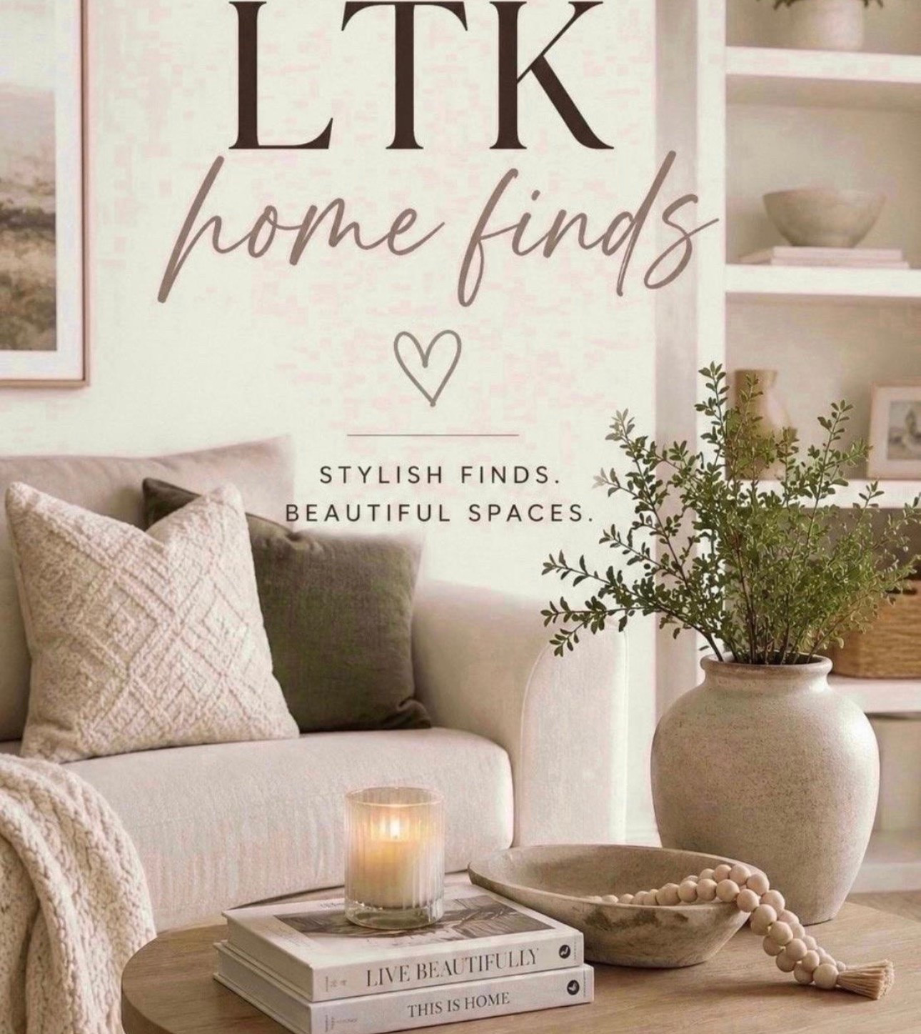 Neutral home finds that make your space feel cozy, clean, and elevated 🤍✨ From affordable decor to everyday essentials, these are the pieces currently making our house feel more like home.

#LTKHome #LTKSaleAlert