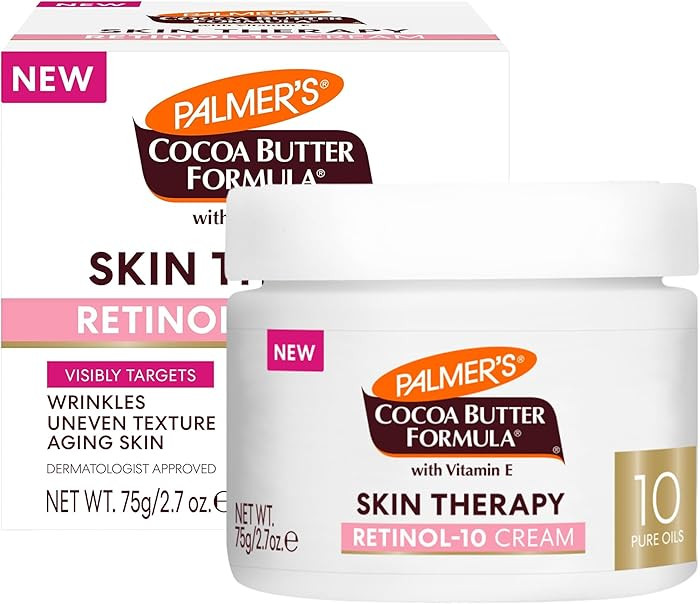 Palmer's Cocoa Butter Formula Face Cream, Skin Therapy Retinol-10 Moisturizer, 2.7 Oz, Vitamin E ... | Amazon (US)
