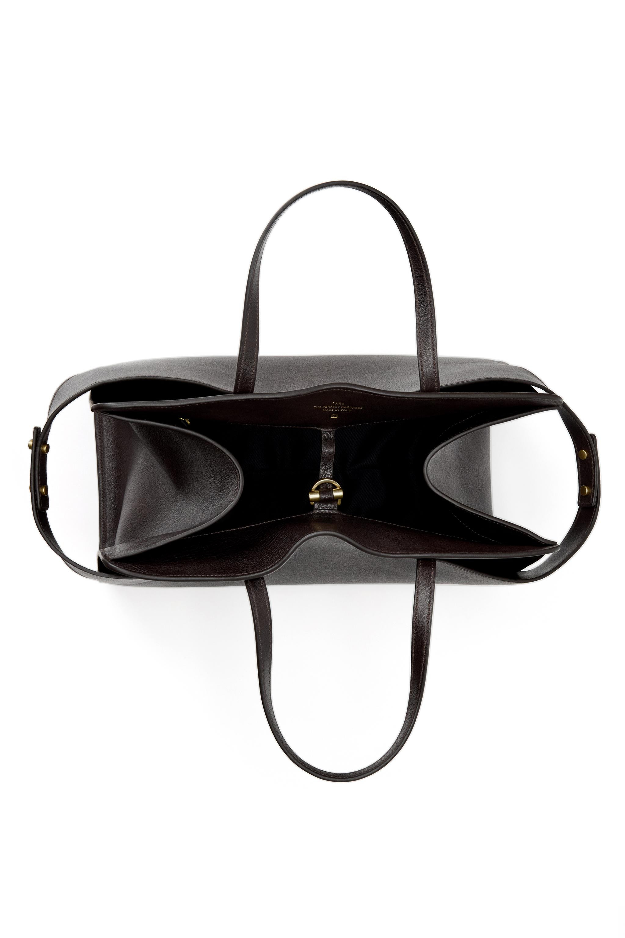 LIMITED EDITION LEATHER CITY BAG | Zara UK