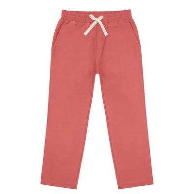 boys new england red canvas pant | minnow