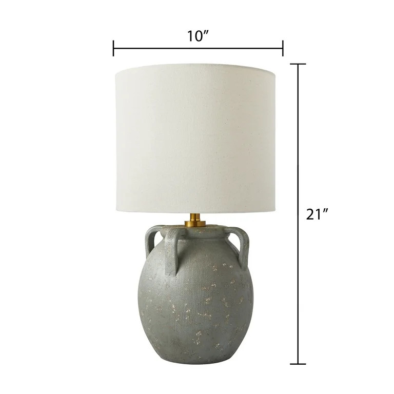 Better Homes & Gardens 21" Aged Blue Table Lamp with Shade by Dave & Jenny Marrs | Walmart (US)