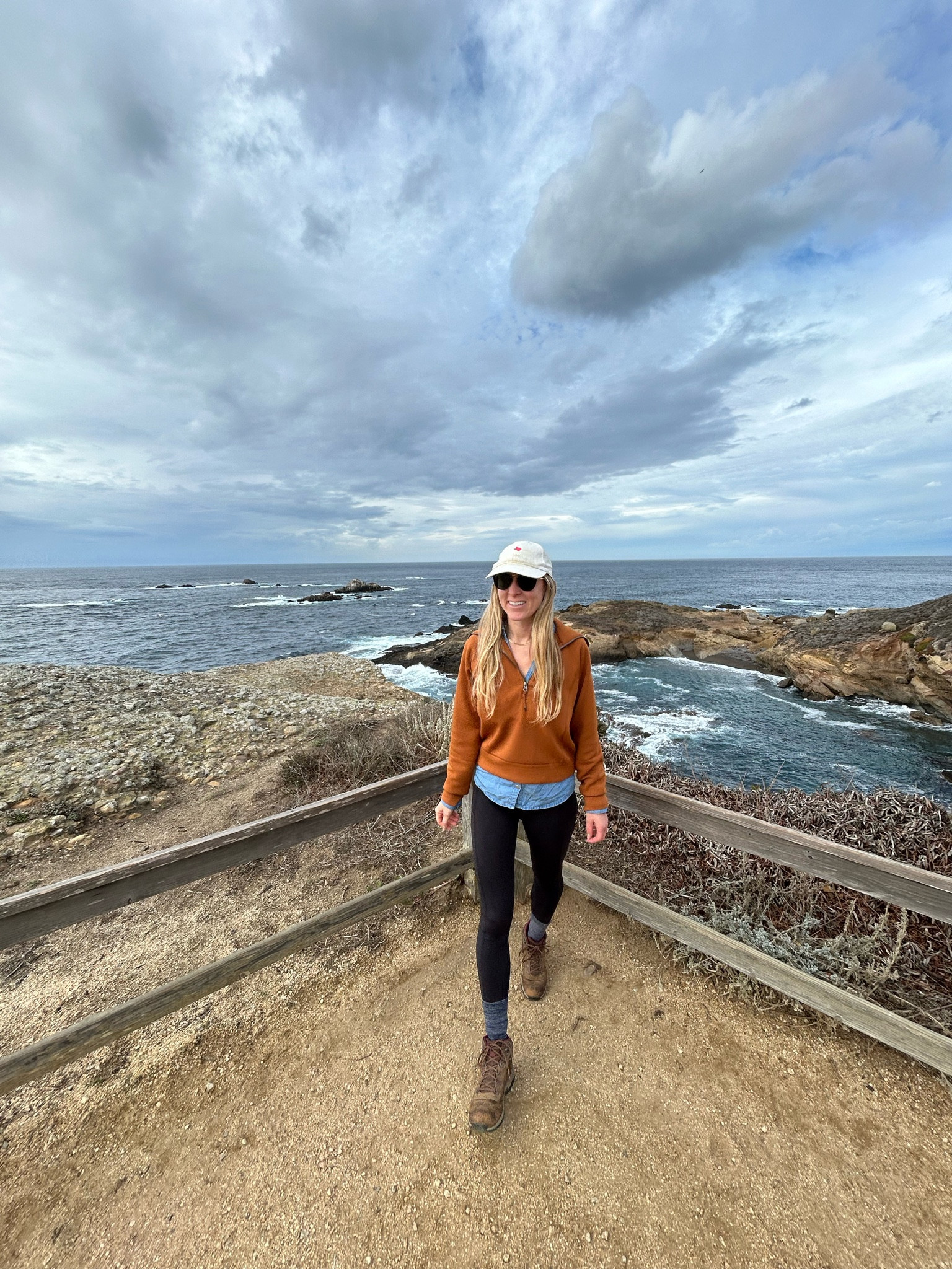 Big Sur California hiking favorites - my go to hiking boots that I’ve had for 4 years now, my fleece lululemon leggings, and this new Spanx quarter zip - super soft and warm. I’m wearing a size XS but would probably size up for my height 

#LTKfitness #LTKtravel #LTKSeasonal