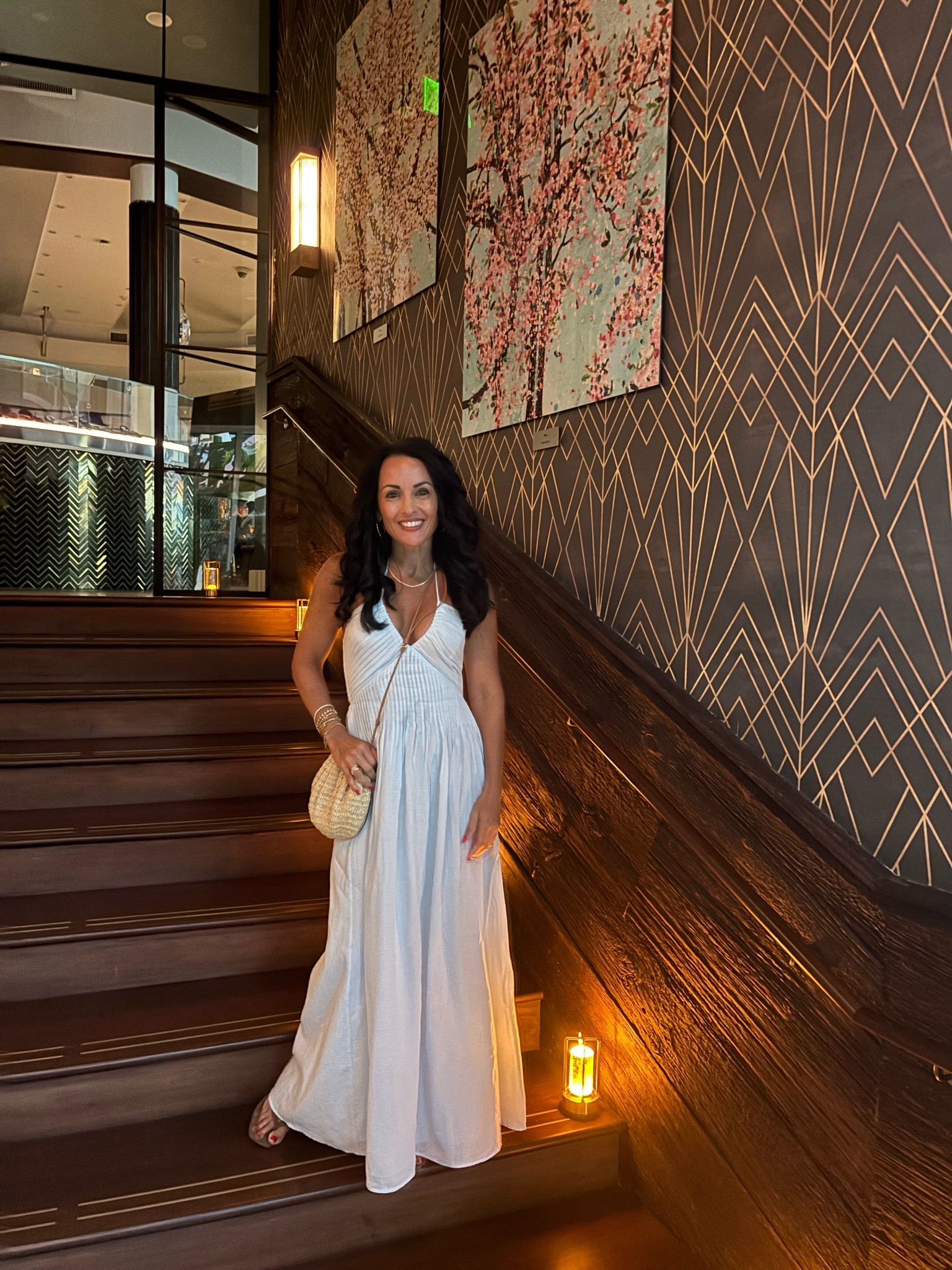 Light blue maxi halter dress 
Perfect for vacation

#LTKootd #LTKTravel #LTKWedding