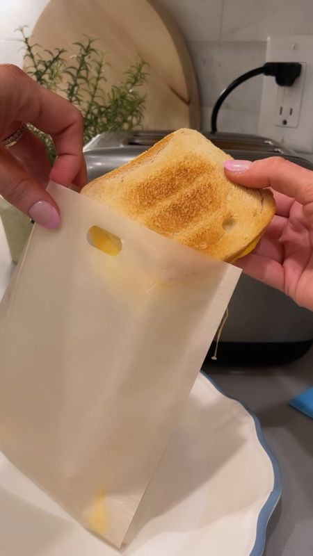 Toaster sandwich bags… BEST invention ever! 