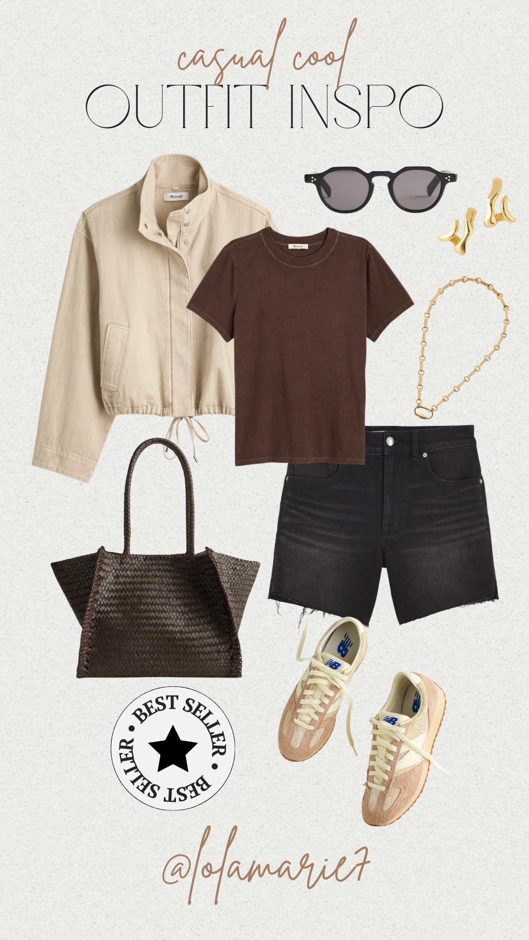 Casual Cool Outfit Inspo from Madwell! 

#madewell #springstyle #neutraloutfit #denimshorts #momshorts 

 #LTKootd #LTKSaleAlert #LTKTravel