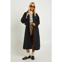 Womens Belted Trench Coat - Black - 10 | boohoo (US & Canada)