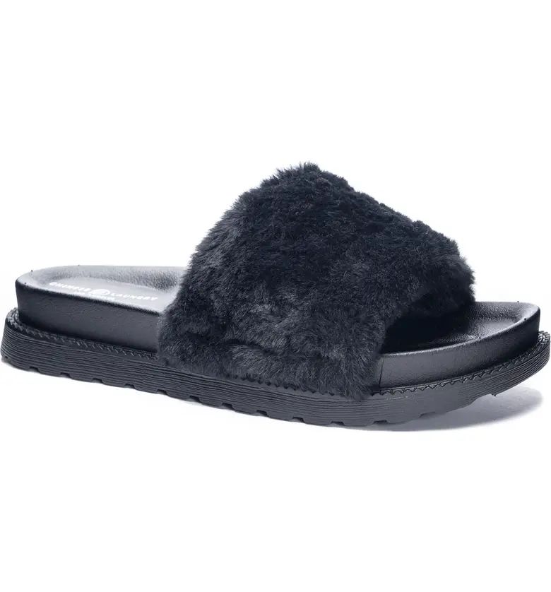 Treat Faux Fur Slide Slipper | Nordstrom