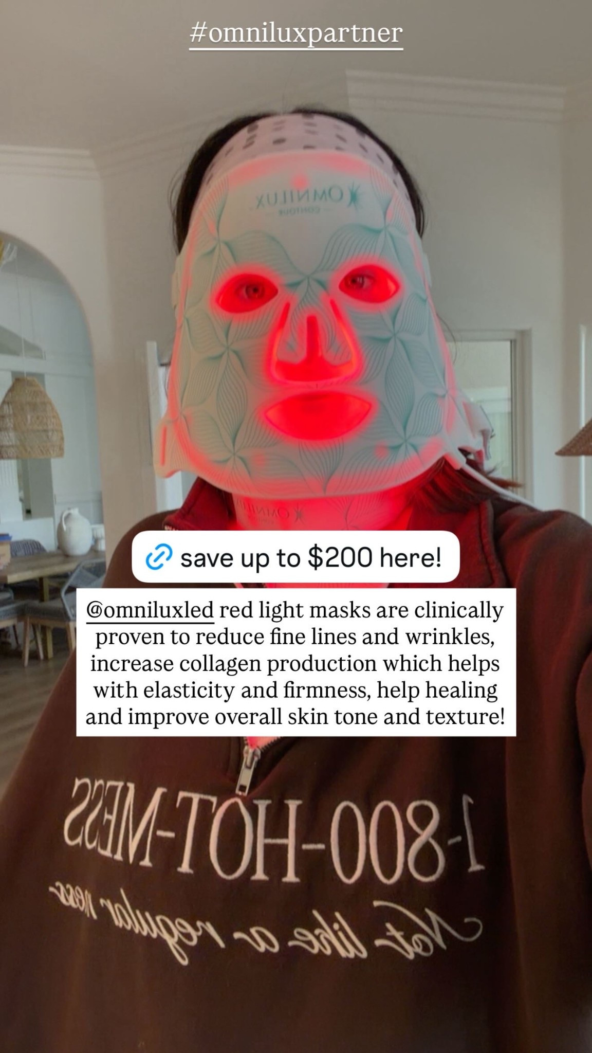@omniluxled red light masks are clinically proven to reduce fine lines and wrinkles, increase collagen production which helps with elasticity and firmness, help healing and improve overall skin tone and texture!  #omniluxpartner