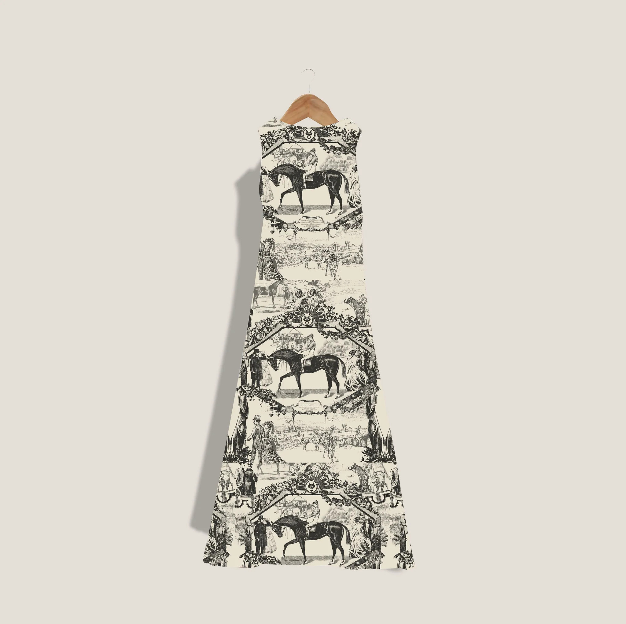 MME. "TOILE" Garden Dress - NOIR | MME.MINK