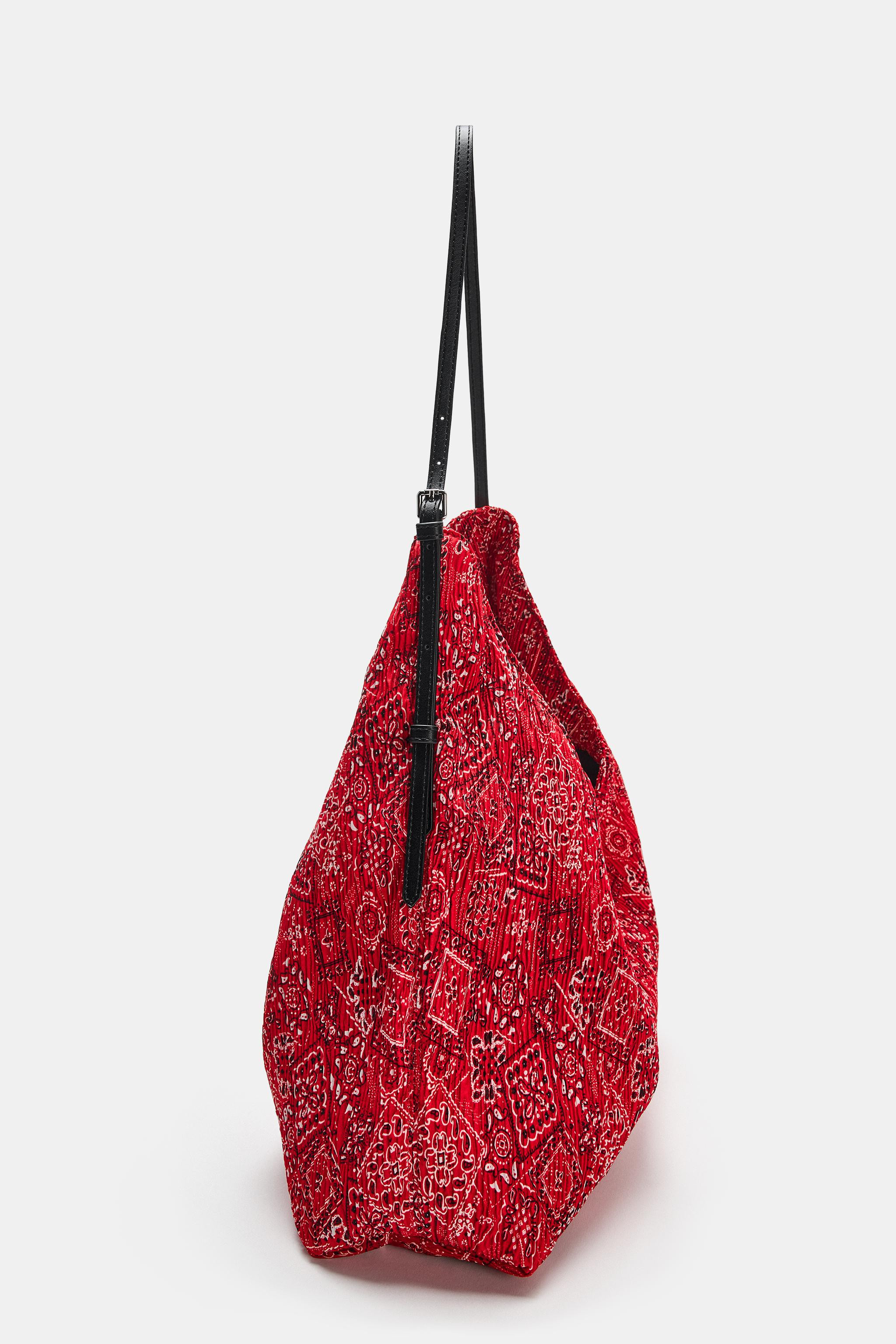 PRINTED WOVEN SHOPPER | Zara US