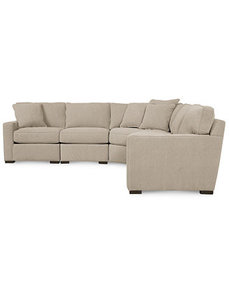 Furniture Radley Fabric 5-Piece Sectional Sofa, Created for Macy's - Macy's | Macy's