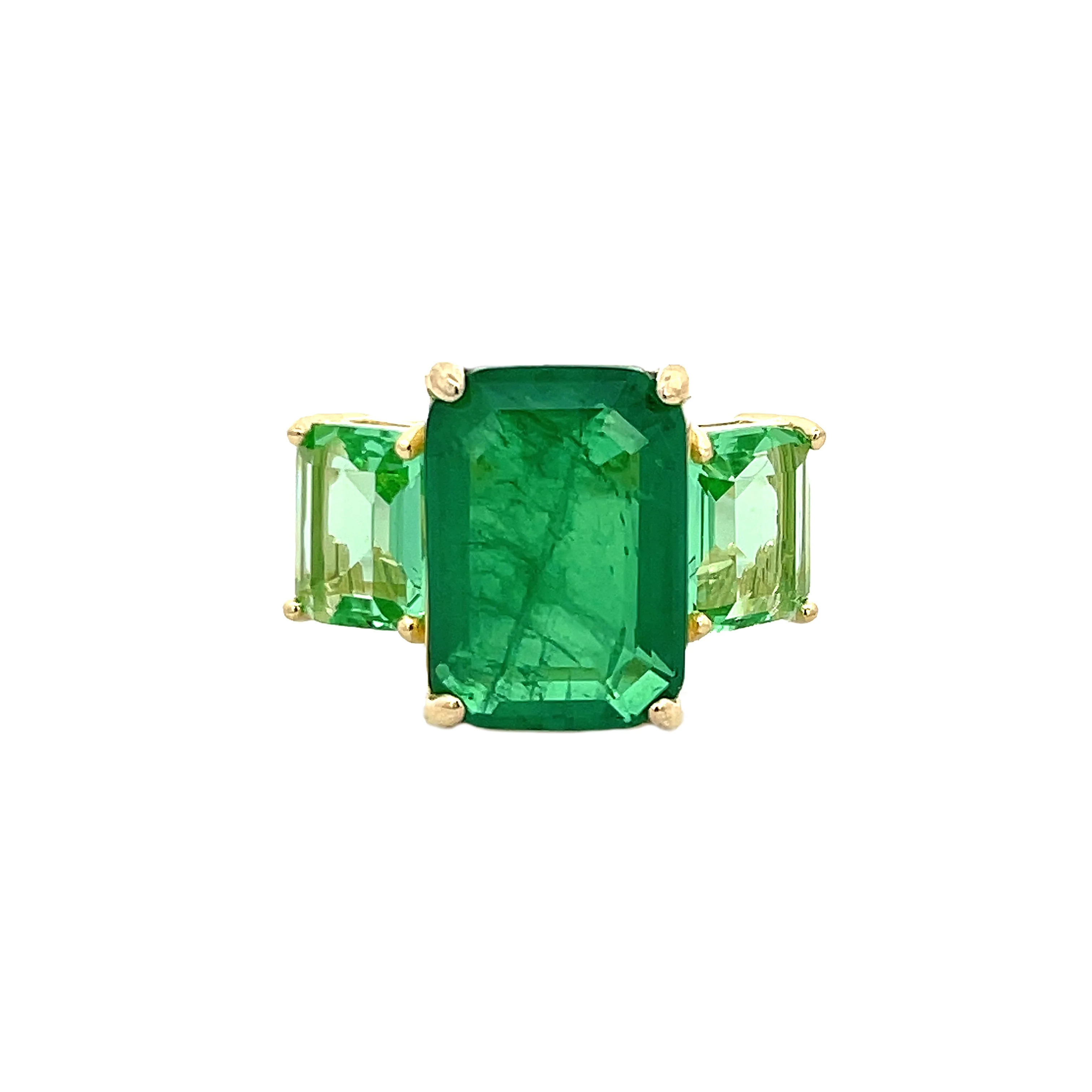 Faux Emerald Ring 6 | Jennifer Miller Jewelry