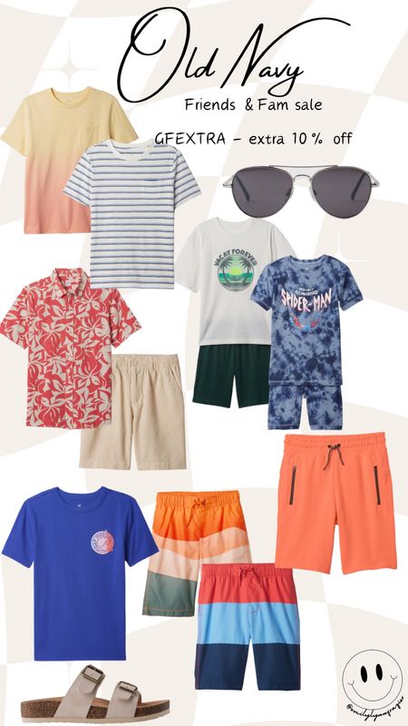 Boys summer wardrobe sale at GAP

Friends & fam sale up to 50% off everything plus an extra 10% off with code GFEXTRA

#LTKFamily #LTKSaleAlert #LTKKids