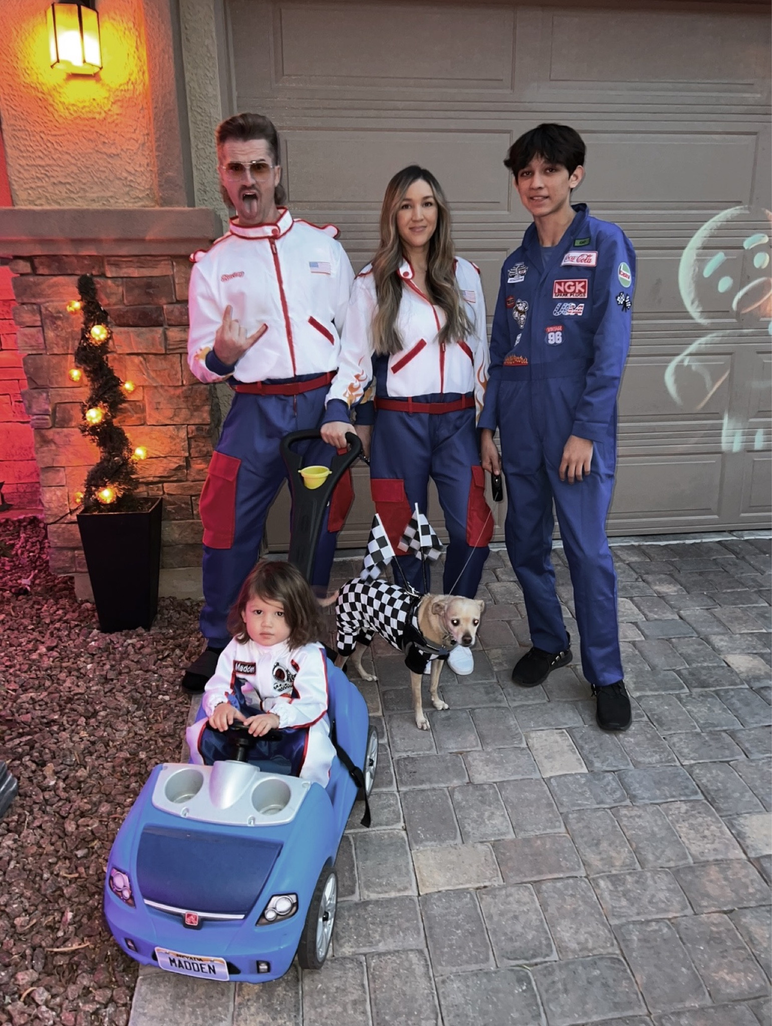 Family Halloween costumes idea: Racecar drivers and pit crew

#LTKHalloween #LTKkids #LTKfamily