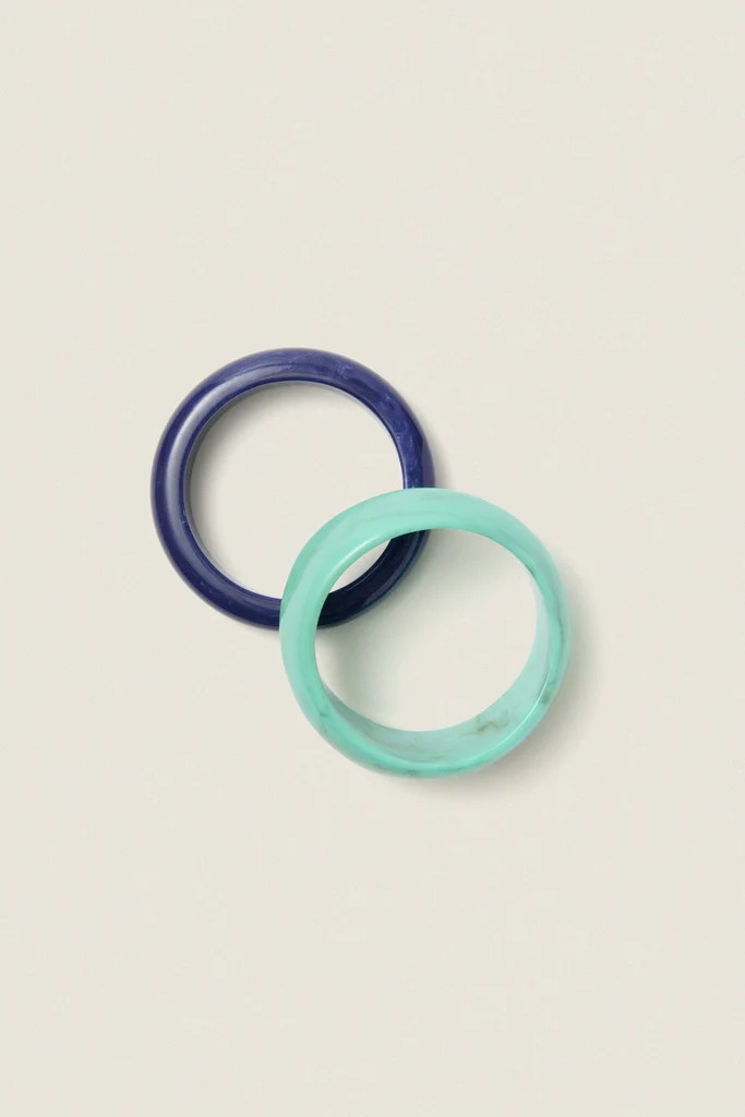 Malachite and Lapis Rita Bangle Set | Tuckernuck (US)
