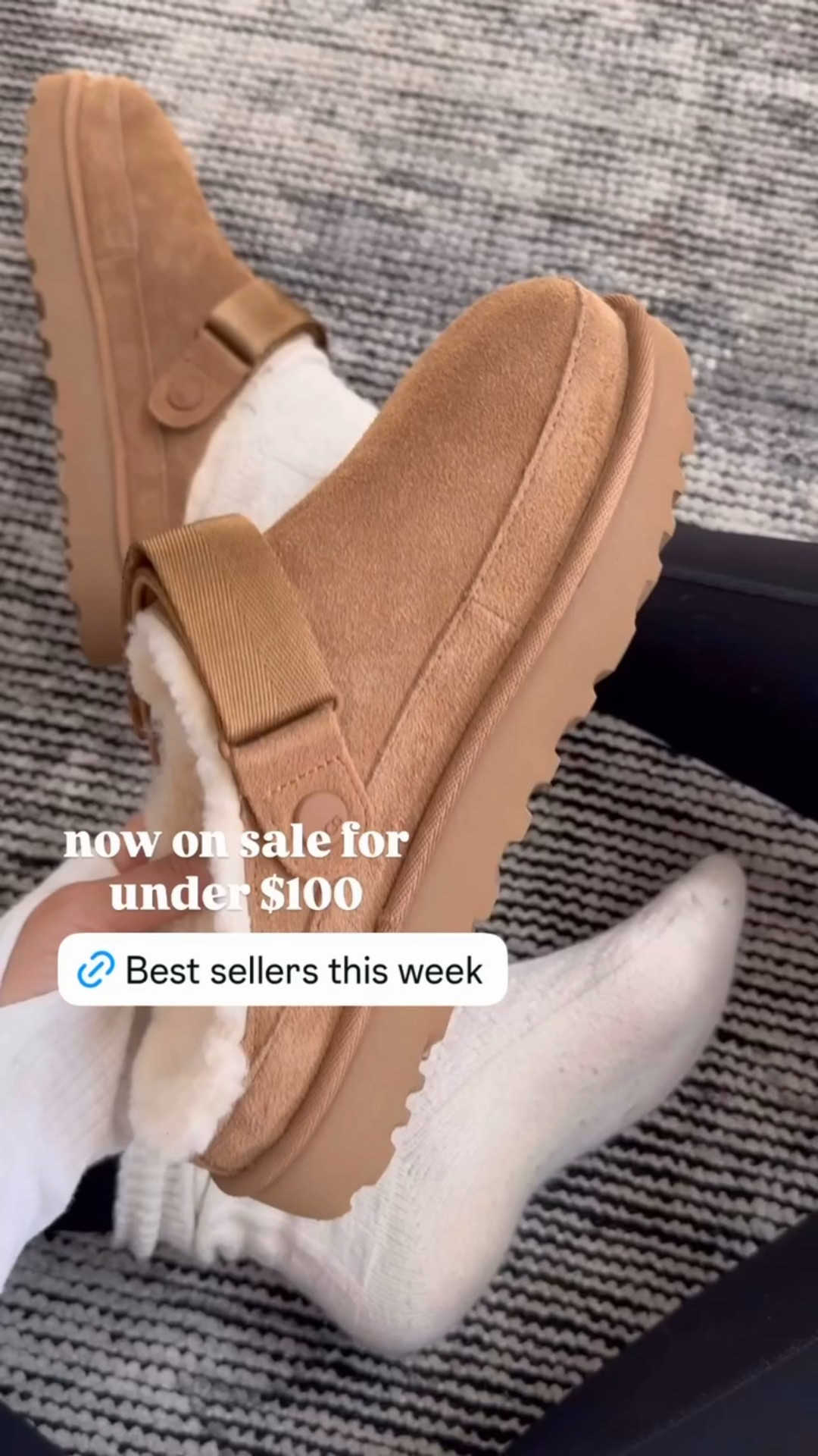 My favorite UGGs are still on sale for under $100. These are such a great gift idea! I love that you can wear them as slippers or out and about since they have a hard sole! 

#LTKFindsUnder100 #LTKSaleAlert #LTKGiftGuide