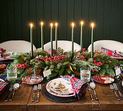 Faux Mixed Berry Candle Holder Centerpiece | Pottery Barn (US)