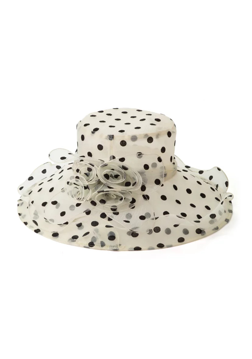 Organza Dress Hat with Wire Brim | Belk