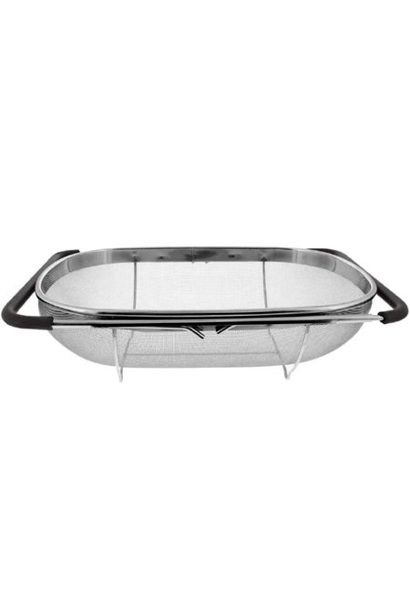 This is the best metal colander that fits perfectly over your sink. It’s 30% off today!

#LTKhome #LTKunder50 #LTKsalealert