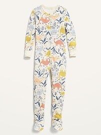 Unisex Printed Snug-Fit Footie Pajama One-Piece for Toddler &#x26; Baby | Old Navy (US)