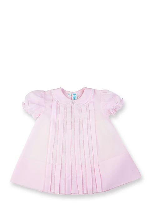 Short Sleeve Lace Inlay Dress | Belk